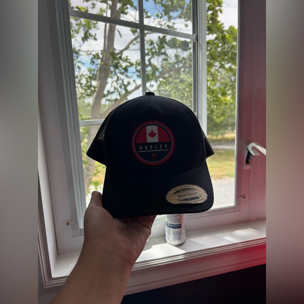Hurley Canada Flag Snaback Baseball Cap
